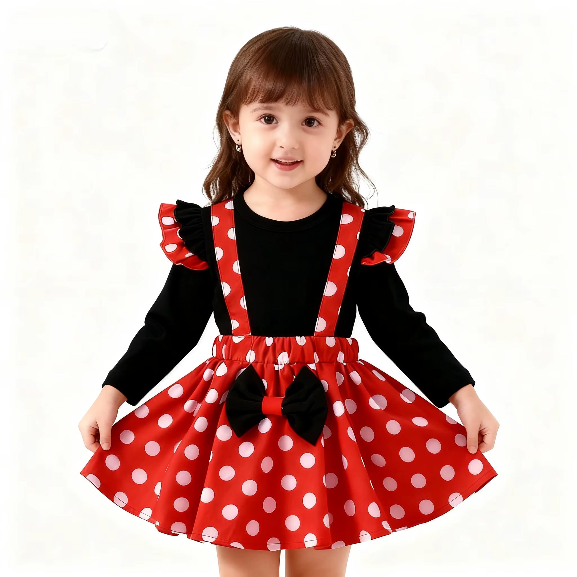 Magical Moments: Minnie-Inspired Birthday Outfit Set for Girls Aged 1–5